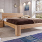 Bett Venedig mit Holz-Kopfteil, Kernbuche massiv geölt